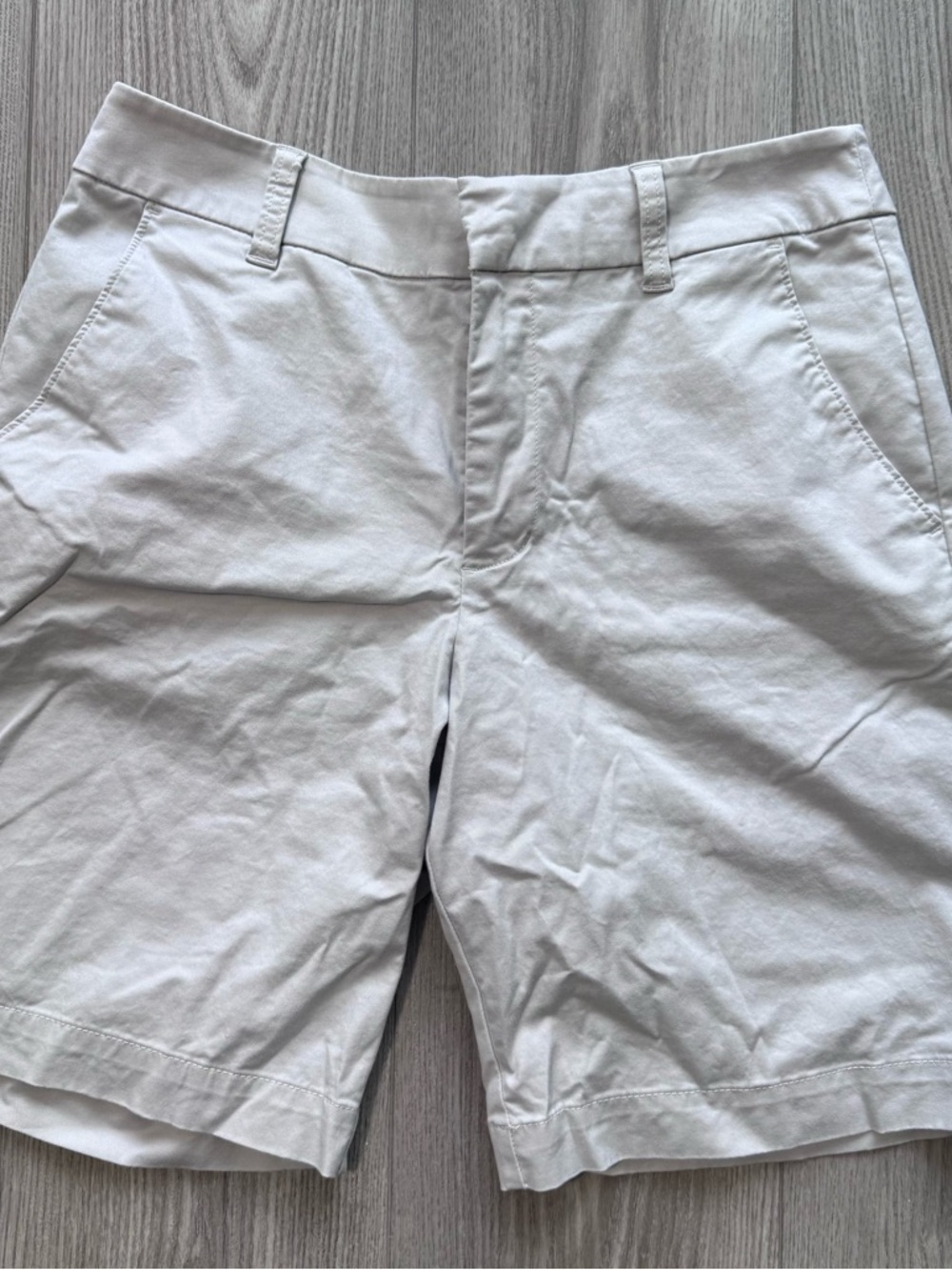Matty M Women's Light Gray Cargo Shorts